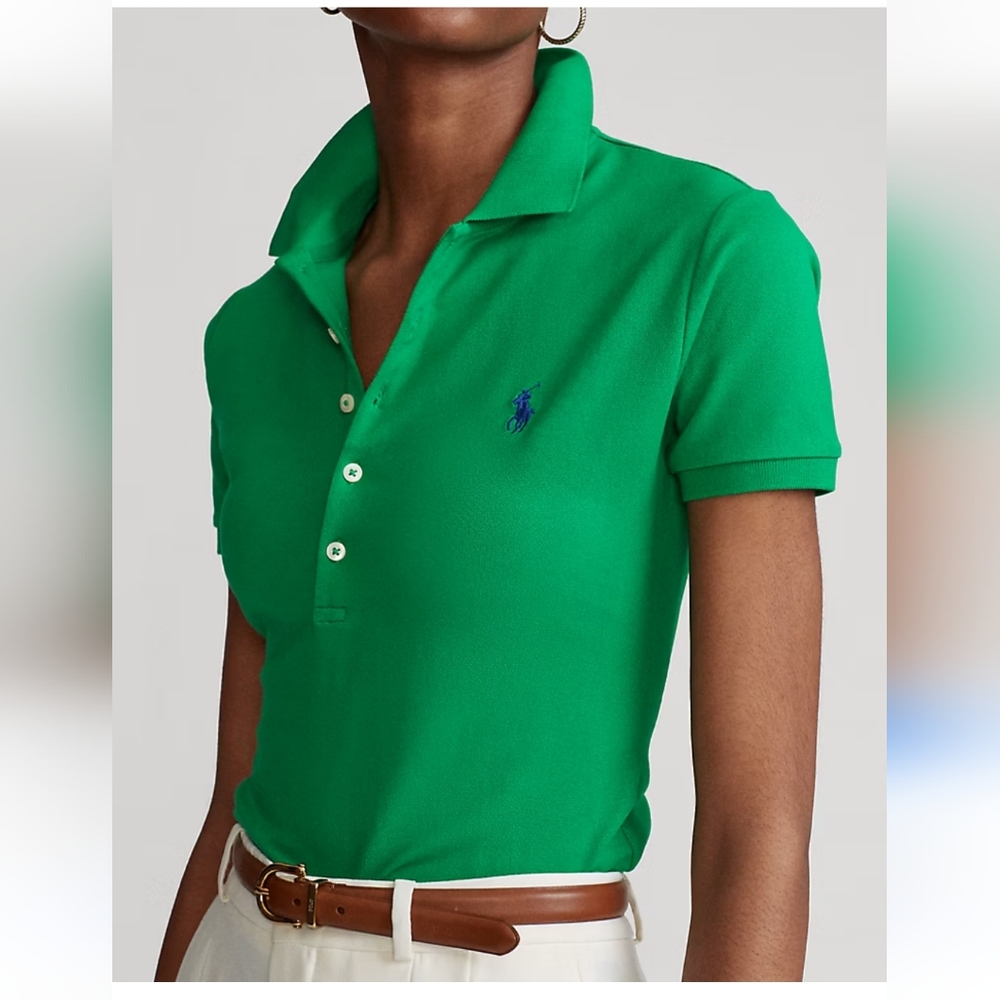 Ralph Lauren Women's Blue Label T Shirt Green Color Size SP